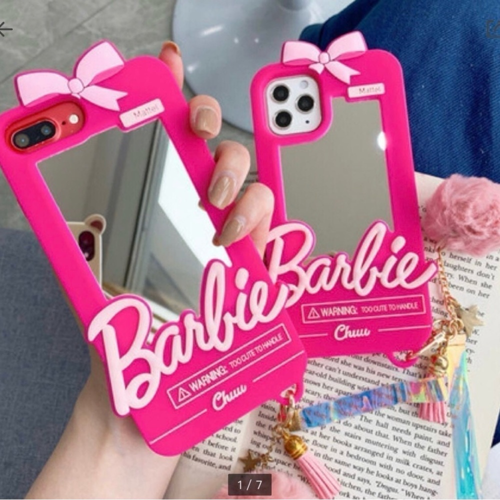 Pink Barbie Mirror Phone Case